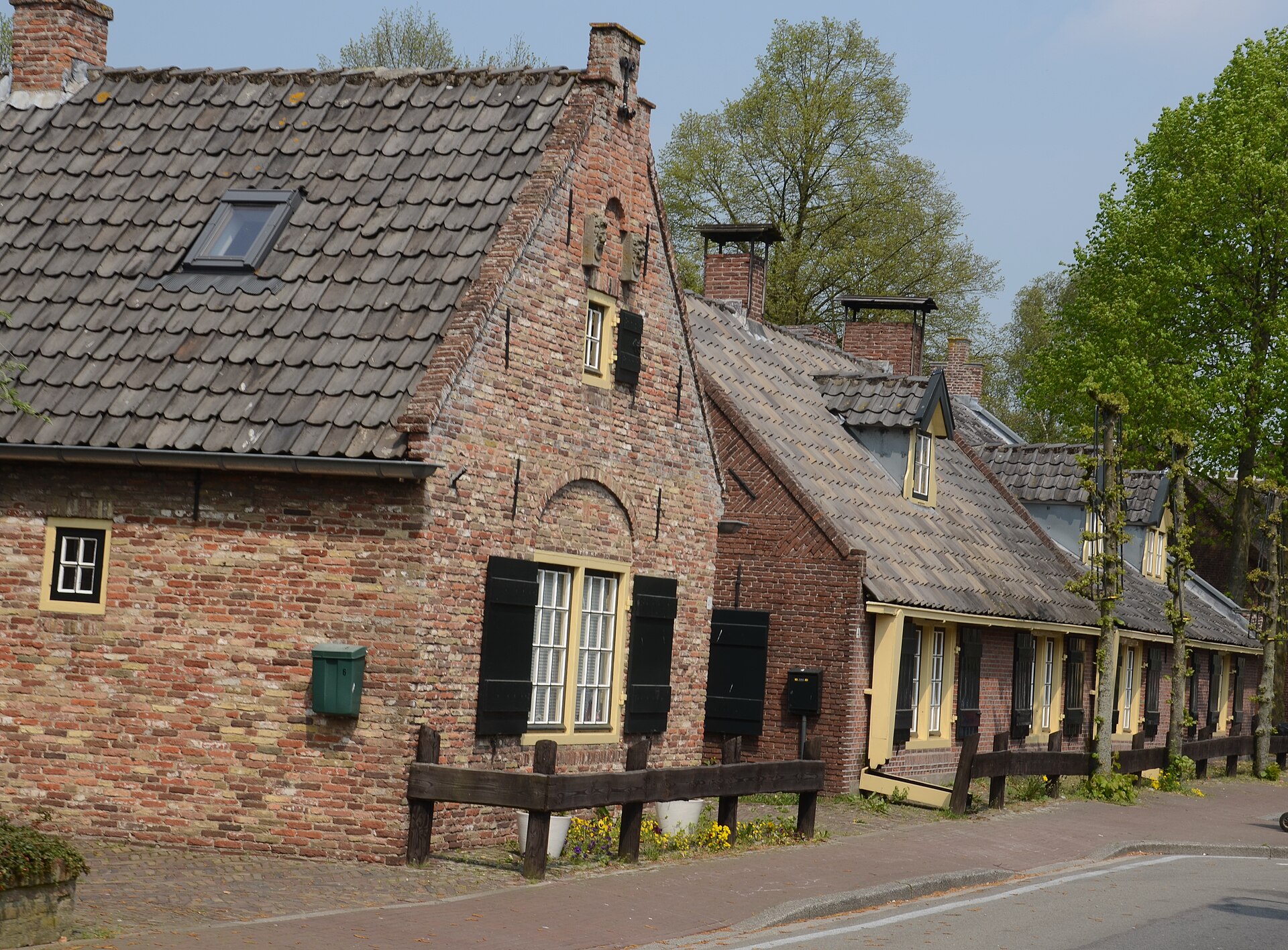 Karakteristieke huizen in het centrum van Eemnes